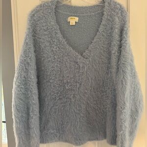 Blue fuzzy sweater - Maeve by Anthropologie- size small